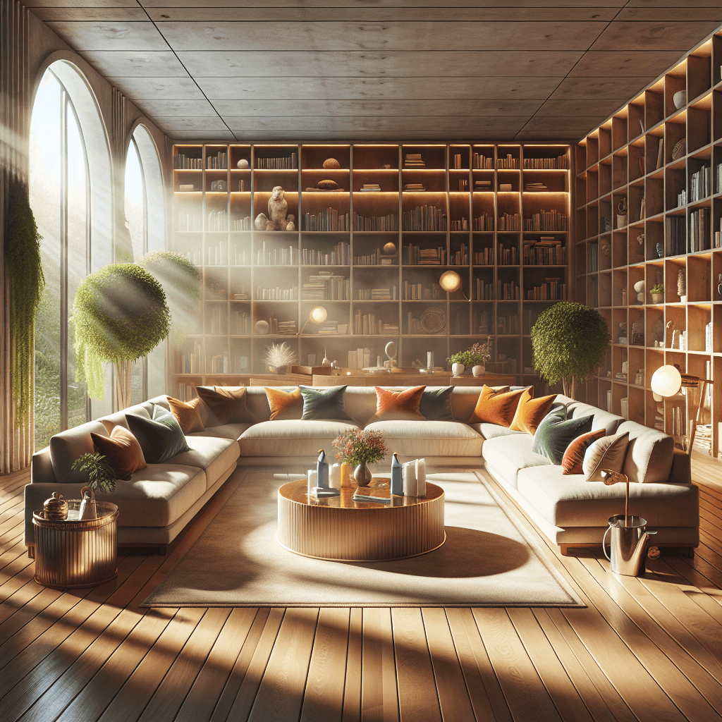 A clean and inviting living room interior.