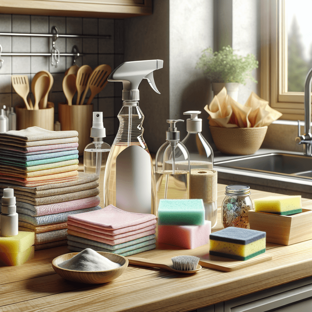 Essential Basic Kitchen Cleaning Supplies