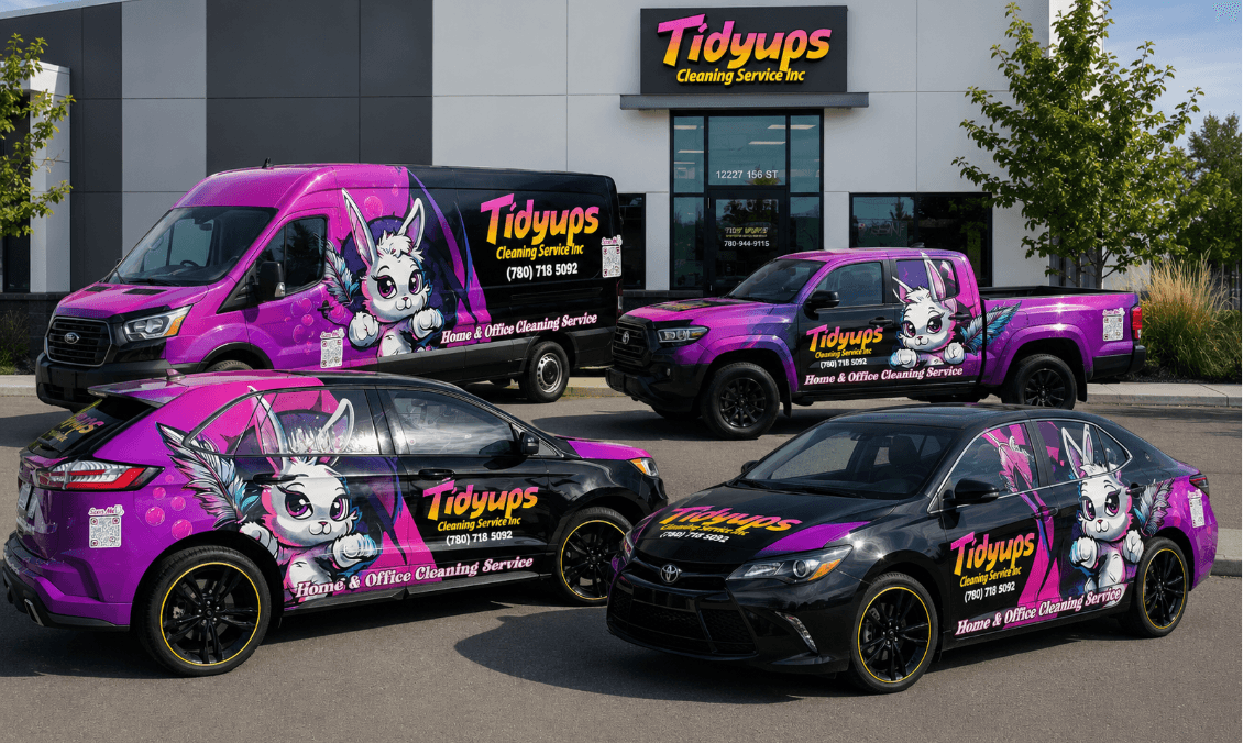 Tidyups Cleaning Branded Vehicles