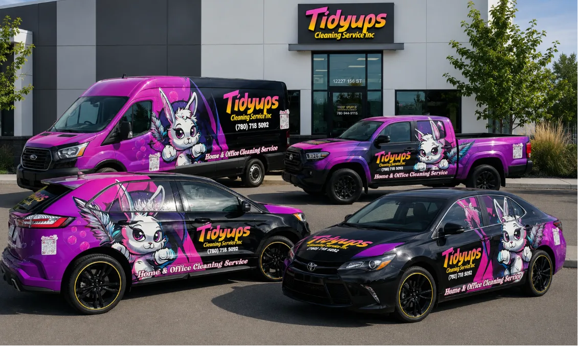 Tidyups Cleaning Branded Vehicles